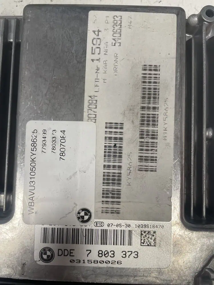Centralina Motore Bmw Serie 3 320d (120kw) - DDE7803373