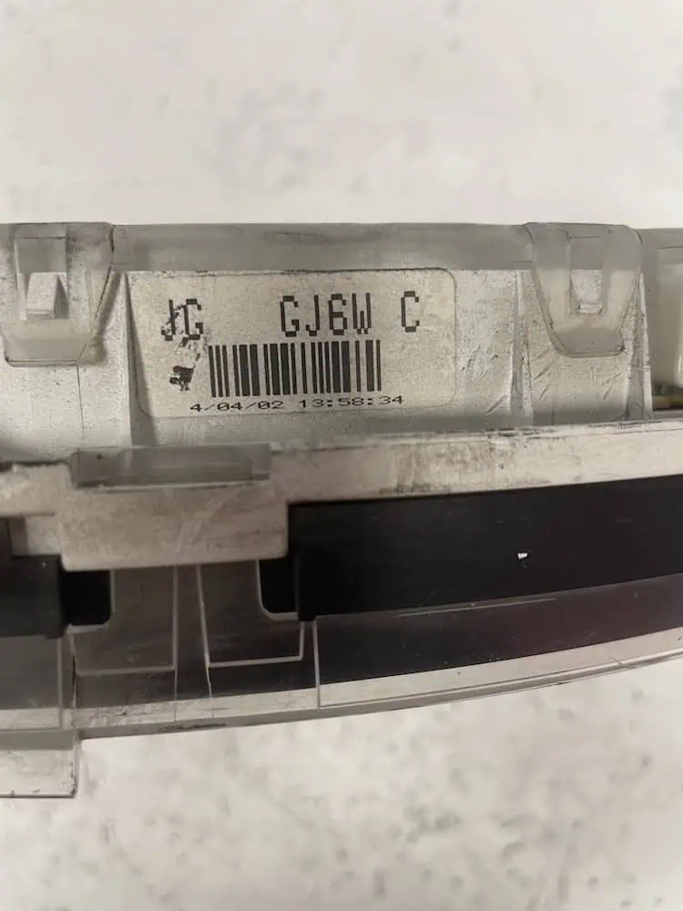 Quadro Strumenti Mazda 6 2.0 DI SW (89kw) – GJ6WC