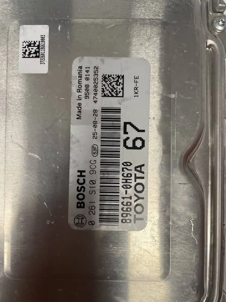 Centralina Motore Toyota Aygo X 1.0 VVT-I (22-25) – 0261S109CG