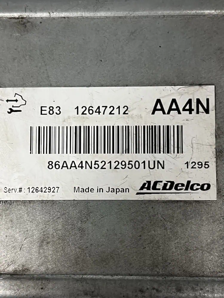 Centralina Motore Opel Meriva 1.4 Benzina (10-14) – 12647212
