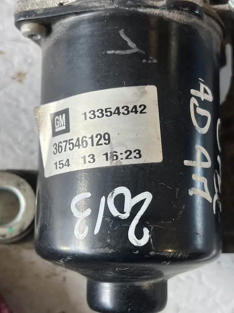 Motorino Tergicristallo Anteriore Opel Adam 1.2 16V (14-18) – 13354342