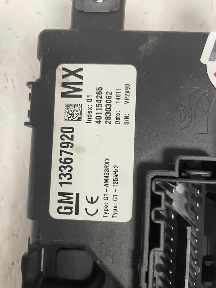 Centralina Body Computer Opel Corsa D 1.0 Benzina (2010-2014) – 13367920