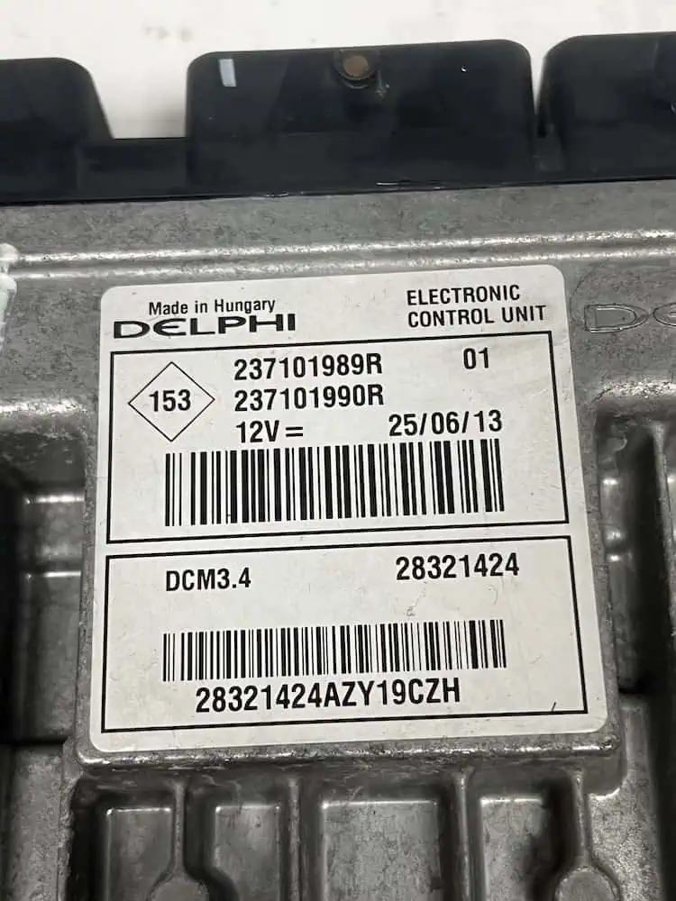 Centralina Motore Renault Clio 1.5 dCi (2005-2012) – 237101989R