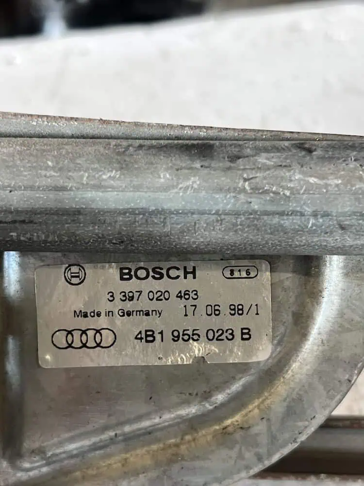 Motorino Tergicristallo Anteriore Audi A6 2.5 TDI (110kw) – 3397020463