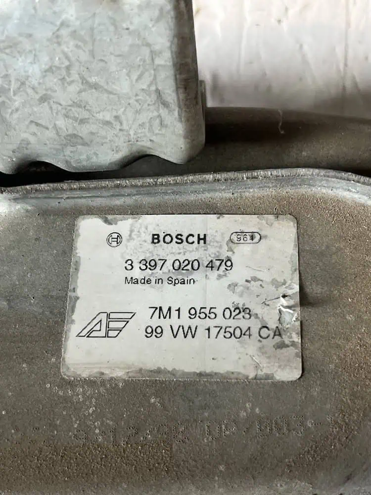 Motorino Tergicristallo Anteriore Volkswagen Sharan 1.9 TDI (95-10) – 3397020479
