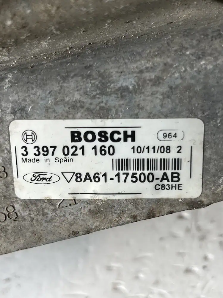 3397021160-2 Motorino Tergicristallo Anteriore Ford Fiesta 1.4 TDCi (08-17) – 3397021160