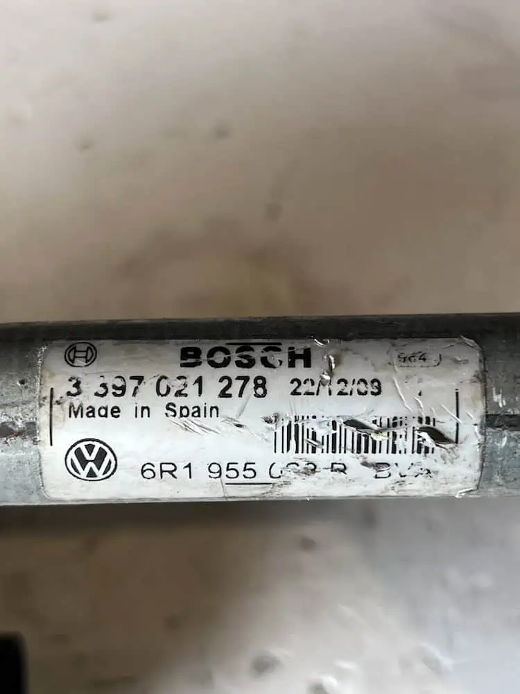 Motorino Tergicristallo Anteriore Volkswagen Polo V 1.4 Benzina (63kw) – 3397021278