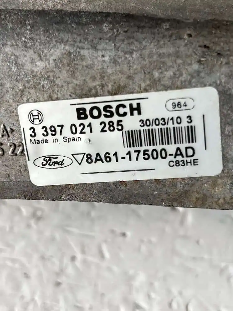 3397021285-2 Motorino Tergicristallo Anteriore Ford Fiesta 6° Serie 1.4 TDCi (08-17) – 3397021285