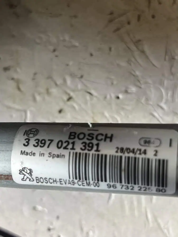 Motorino Tergicristallo Anteriore Peugeot 208 1.2 12V (12-19) – 3397021391