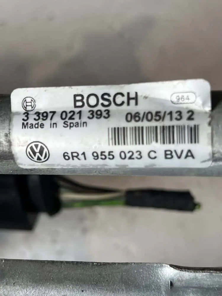 Motorino Tergicristallo Anteriore Volkswagen Polo 6R 1.6 TDI (63kw) – 3397021393