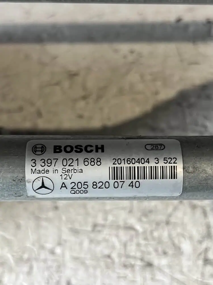 3397021688-2 Motorino Tergicristallo Anteriore Mercedes-Benz Classe C 200 BlueTEC (125kw) – 3397021688