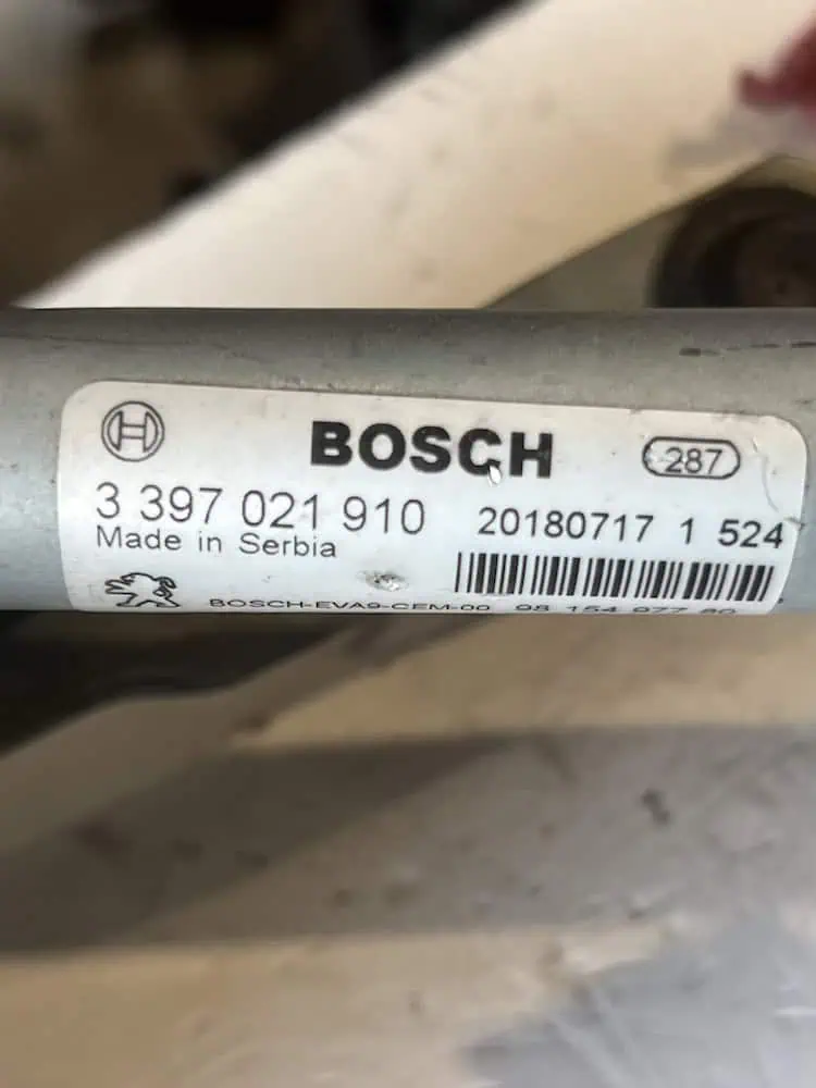 Motorino Tergicristallo Anteriore Peugeot 2008 1.6 HDi (13-19) – 3397021910