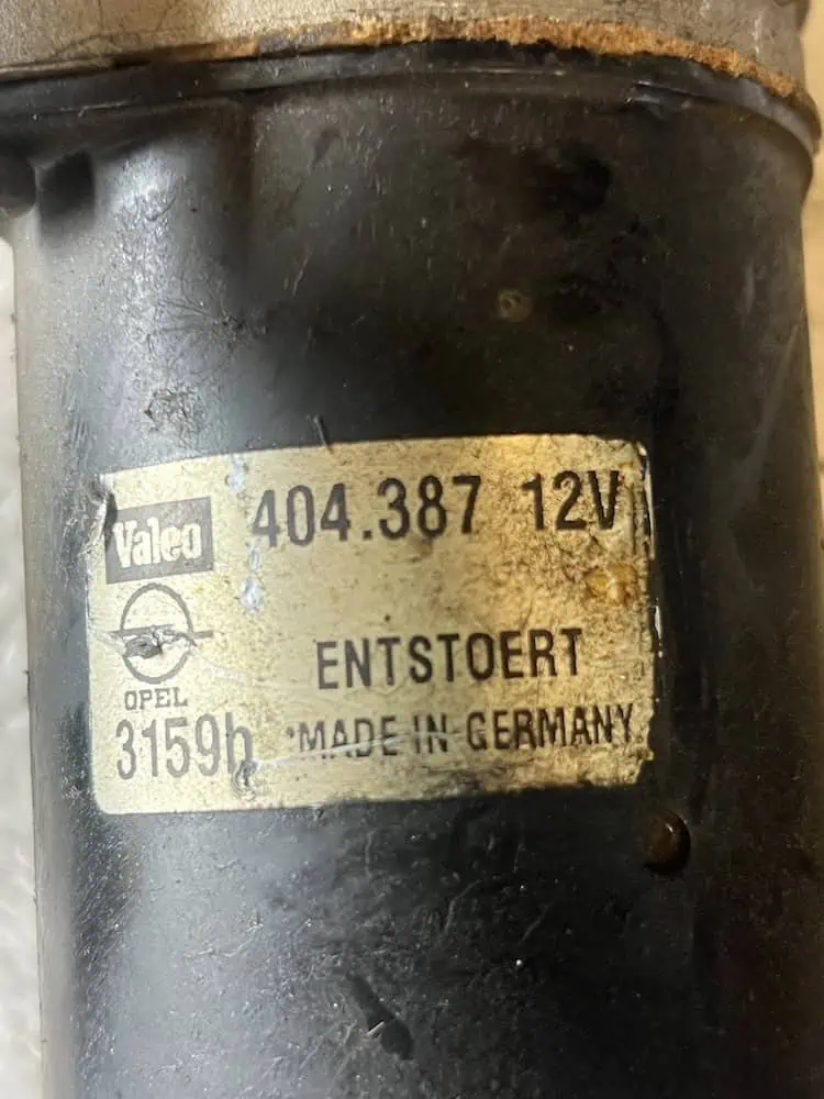 Motorino Tergicristallo Anteriore Opel Astra G 1.6 16V (98-09) – 404387