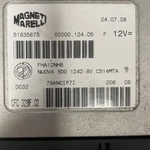 Centralina Motore Fiat 500 1.2 Benzina (2008 >) - 51835875