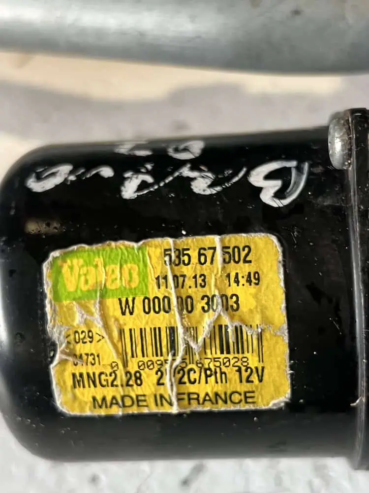 53567502-2 Motorino Tergicristallo Anteriore Renault Clio 1.5 dCi (09-12) – 53567502
