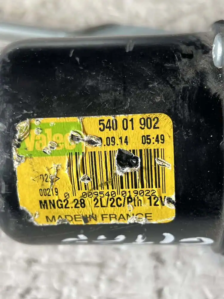 Motorino Tergicristallo Anteriore Renault Kangoo 1.5 DCI (66kw) – 54001902