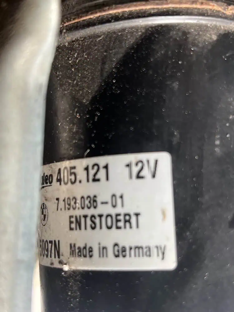 719303601-2 Motorino Tergicristallo Anteriore Bmw Serie 1 120d (04-13) – 719303601