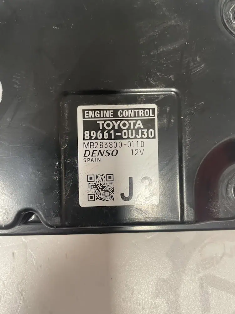 896610UJ30-2 Centralina Motore Toyota Yaris 1.5 Hybrid (2020 >) – 896610UJ30