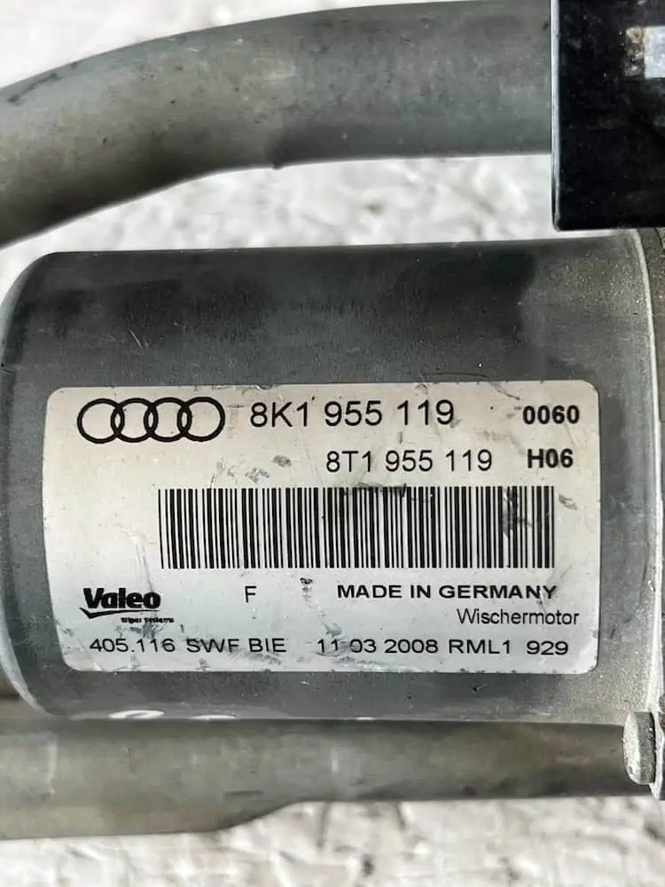 8K1955119-2 Motorino Tergicristallo Anteriore Audi A4 2.0 Diesel (105kw) – 8K1955119