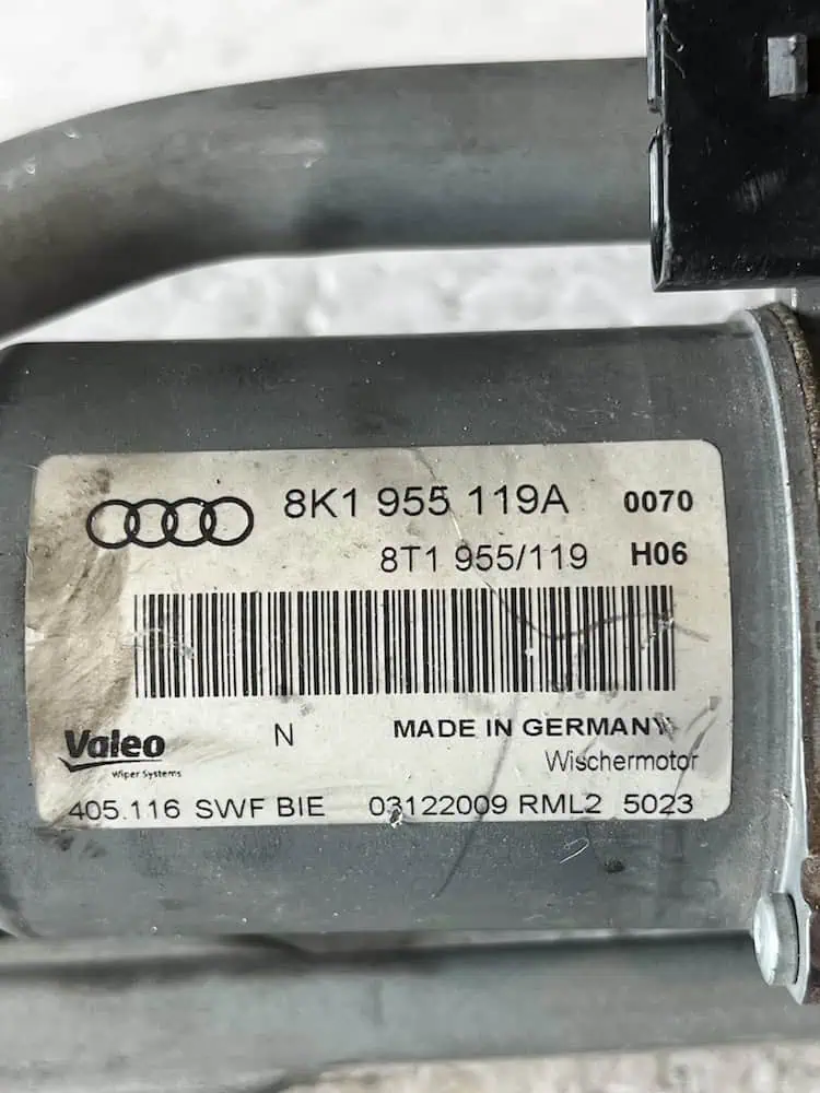 Motorino Tergicristallo Anteriore Audi A4 2.0 16V TDI SW (130kw) – 8K1955119A