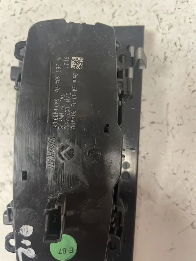 926530403-2 Interruttore Luci Bmw Serie 1 116d (85kw) – 926530403
