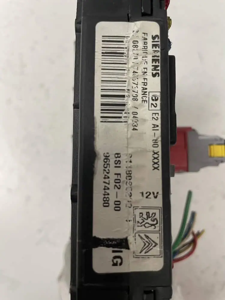 Centralina Body Computer Citroen C3 1.4 HDi (2002-2005) – 9652474480