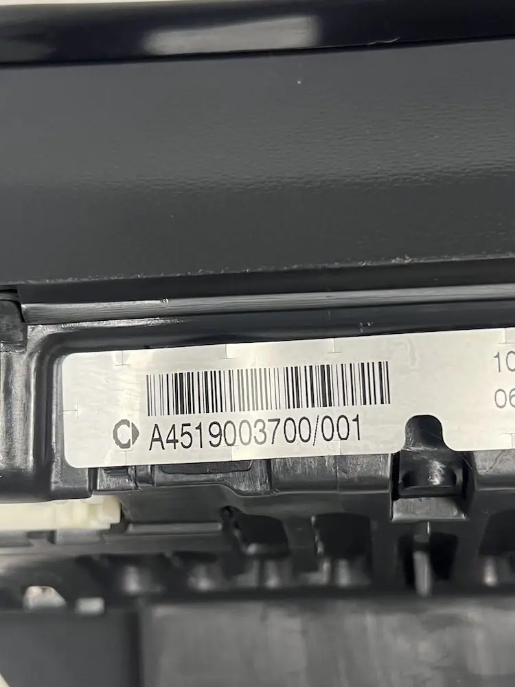 Quadro Strumenti Smart Fortwo Coupé (W451) 0.8 CDi (40kw) – A4519003700