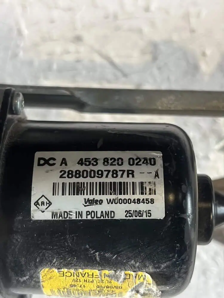 Motorino Tergicristallo Anteriore Smart Fortwo 0.9 (66kw) – A4538200240