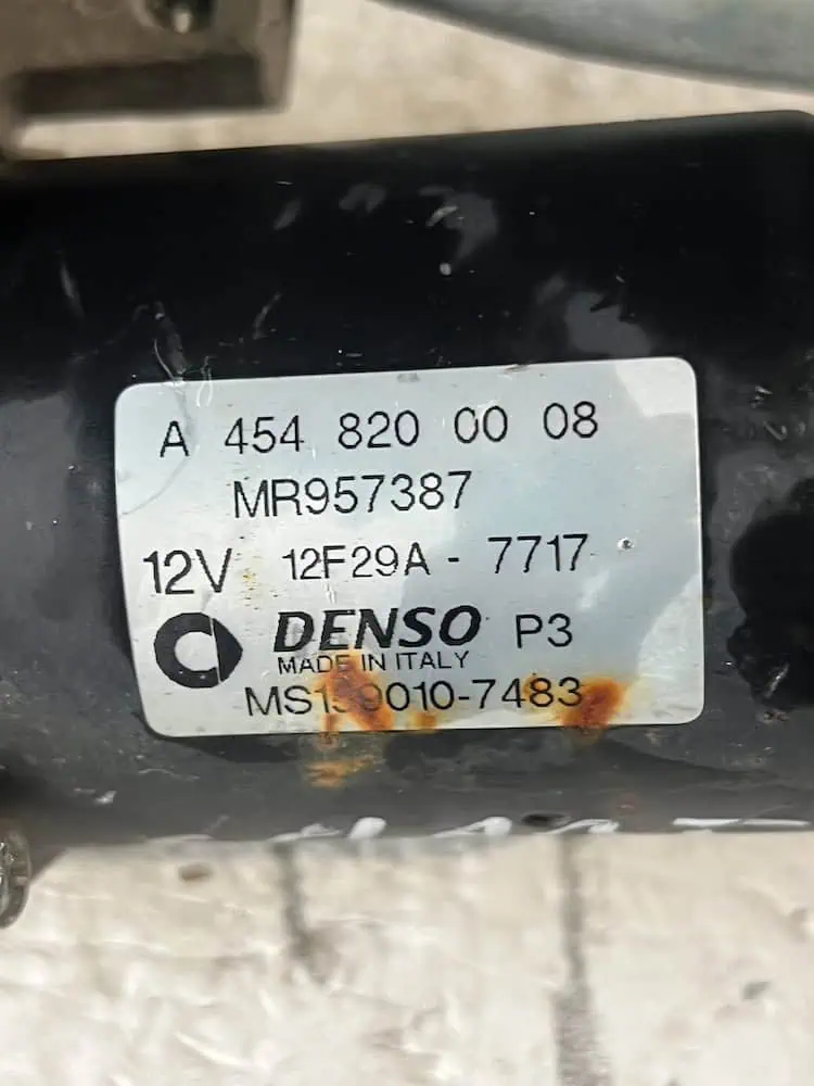 Motorino Tergicristallo Anteriore Smart Forfour 1.5 CDI (70kw) – A4548200008