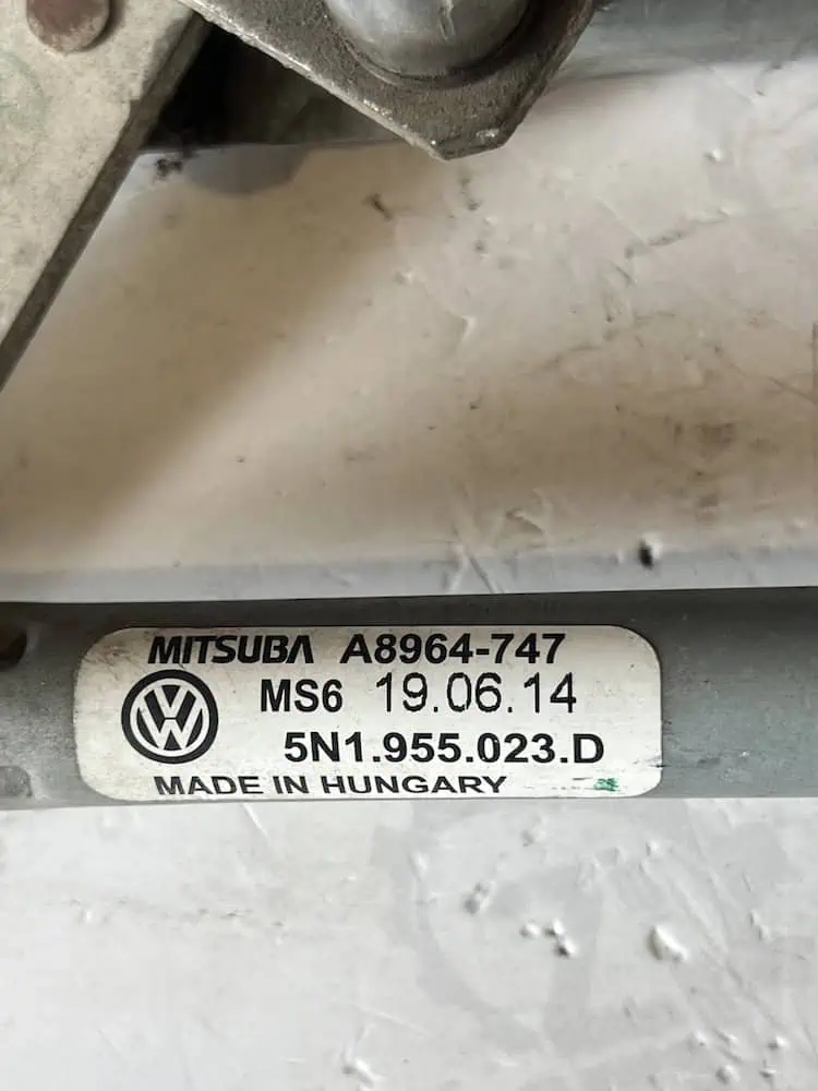Motorino Tergicristallo Anteriore Volkswagen Tiguan 2.0 TFSI (07-18) – A8964747