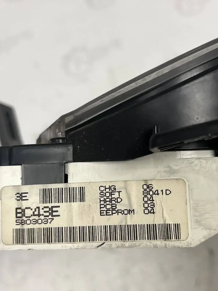 BC43E-2 Quadro Strumenti Nissan Micra 1.2 16V (48kw) – BC43E