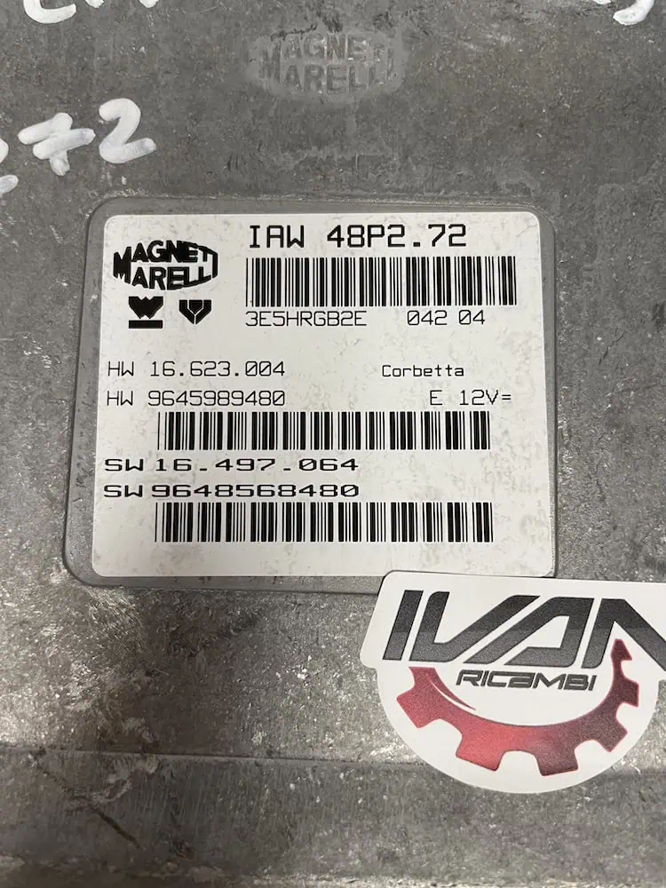 IAW48P272-2 Centralina Motore Citroen C3 1.1 Benzina (05-09) – IAW48P272