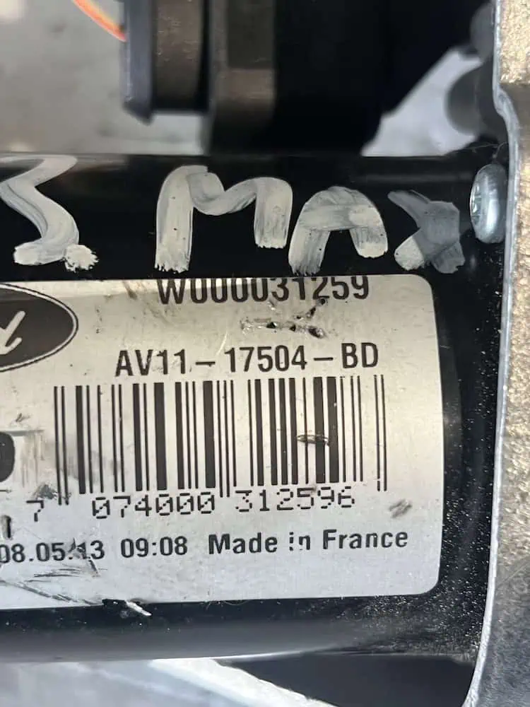 Motorino Tergicristallo Anteriore SX Ford B-Max 1.6 TDCI (12-18) – W000031259