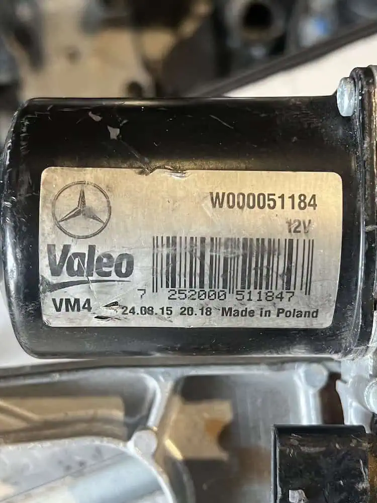 Motorino Tergicristallo Anteriore Mercedes-Benz Vito 111 CDI (84kw) – W000051184