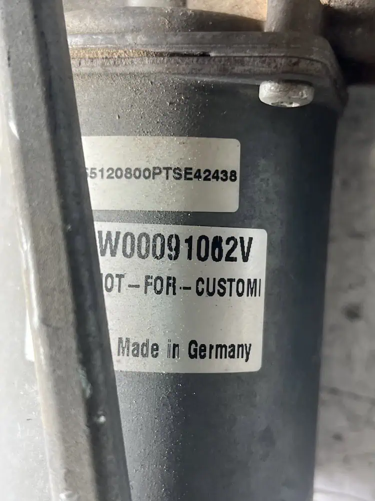 W0009106-2 Motorino Tergicristallo Anteriore Alfa Romeo MiTo 1.3 JTDm (08-18) – W0009106